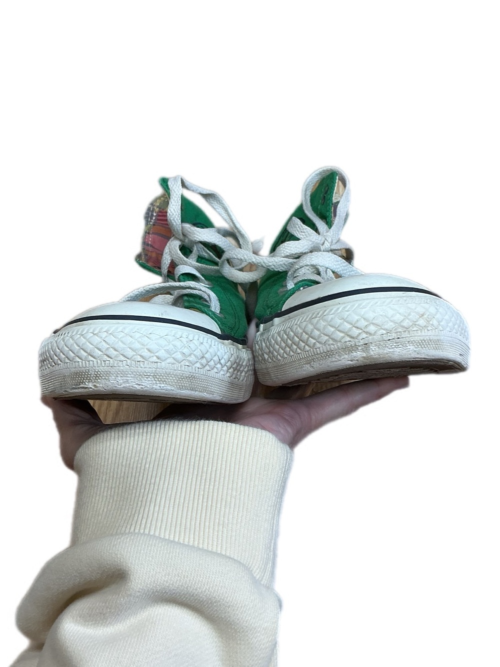 Converse Kelly green high top men's 6 women's 8 - Picture 9 of 13